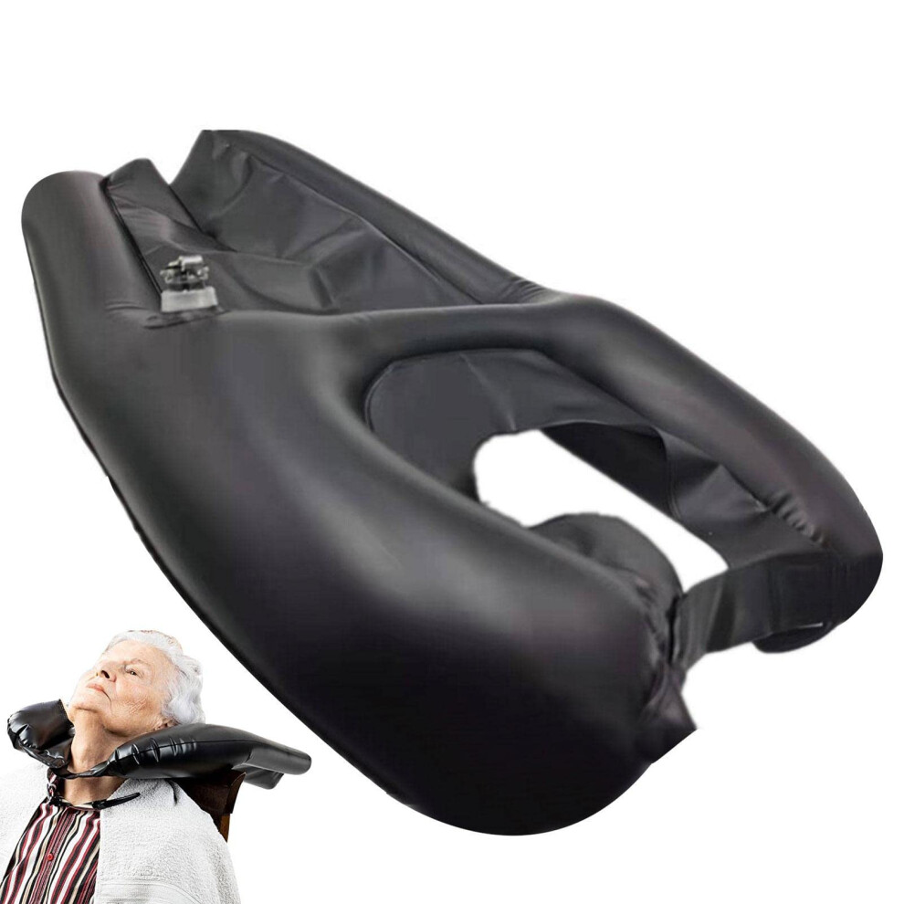 Hair Washing Tray - Portable Inflatable Hair Wash Basin for Home Sink, Shampoo Tray for Easy Hair Washing