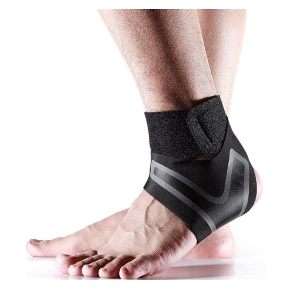 Bandage Ankle Support Brace for Sports, Compression Wrap for Sprains and Pain Relief, Left Size L