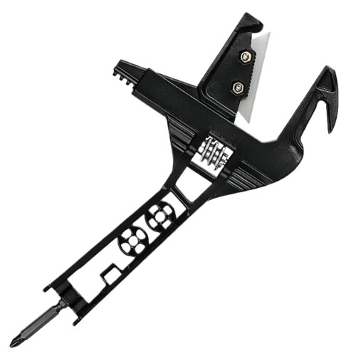 Adjustable Hydraulic Wrench for Water and Electrical Installations | Versatile Pipe Wrench Tool with Grip Handle