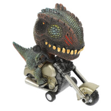 Toy Motorcycle Model Made of Plastic - Fun Animal Inertia Motorcycle Table Decoration for Kids 10.5x10x5cm