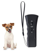 Compact Portable Ultrasonic Dog Deterrent, Rechargeable Anti Bark Device for Small and Large Dogs, Handheld Bark Control Repeller
