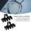 Premium 2 Pack Racket Spreader Protectors for Badminton & Tennis Stringing 6
