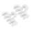 2Pcs Badminton Racquet Load Spreader Plastic White for Stringing Accessories 12