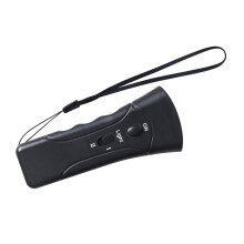Effective Dog Bark Stopper Ultrasonic Device with LED Torch, Portable ABS Barking Deterrent for Behavior Correction
