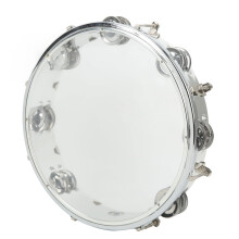 Hand Drum with Adjustable Tone, Lightweight 10 Inch Double Row Hand Bell, ABS Material for Church Concerts