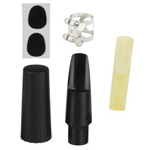 Saxophone Accessories 4-Piece Set Plastic Mouthpiece Replacement Tool for Alto Tenor Saxophones Reeds and Instrument Care