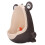 Children's Plastic Wall-Mounted Urinal, Funny Aiming Target, Brown 16