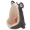 Children's Plastic Wall-Mounted Urinal, Funny Aiming Target, Brown 15
