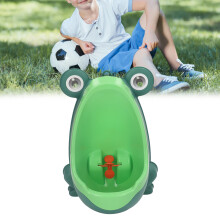 Toddler Boys Urinal Wall Mounted Plastic Potty with Funny Aiming Target Green