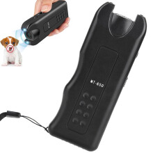 Ultrasound Dog Trainer with LED Flashlight, Effective Anti-Bark Device for Aggressive Dogs, Indoor and Outdoor Use