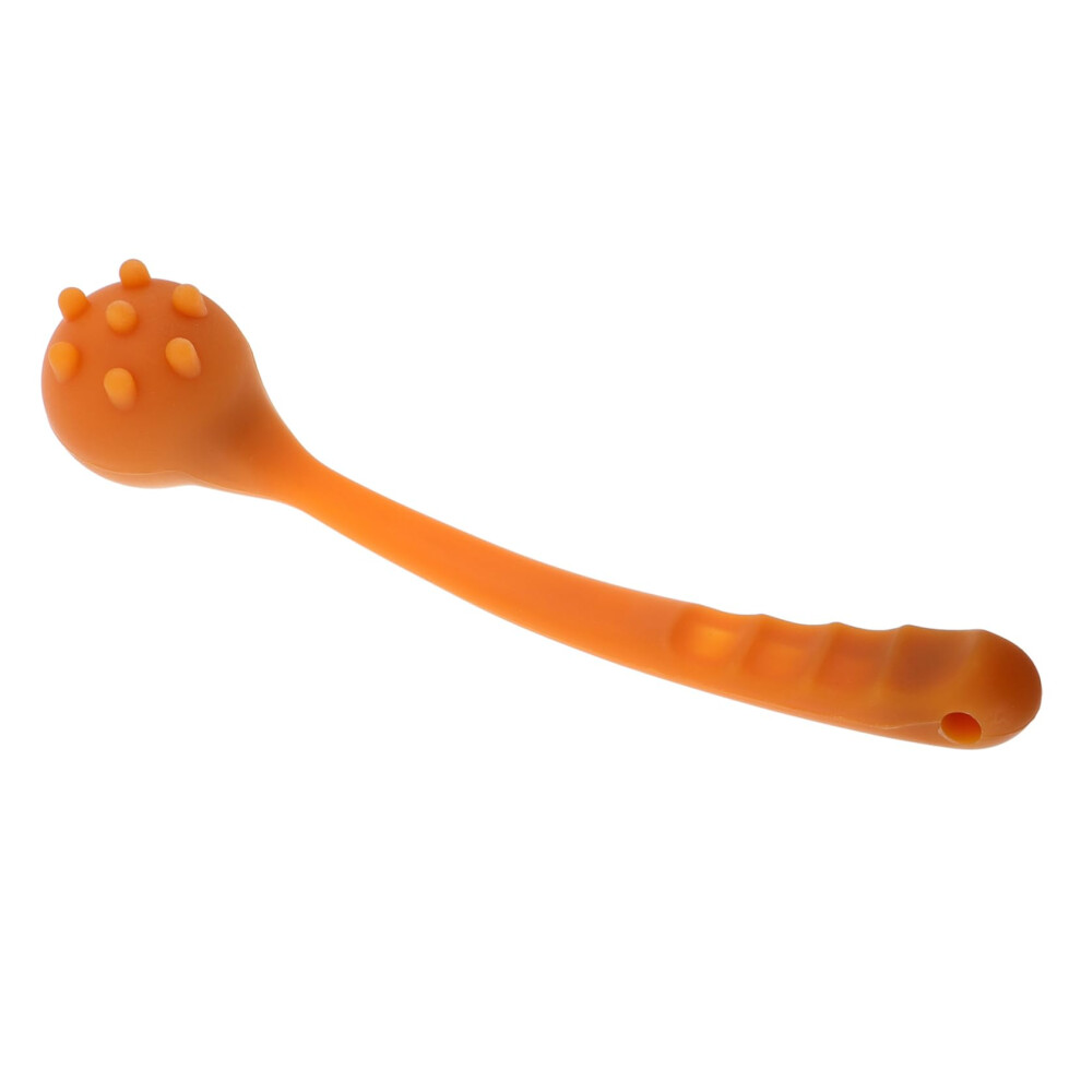Dark/Brown Massage Hammer Tool For Leg Muscle Relief, Manual Percussion Massager With Silica Gel Hand Roller