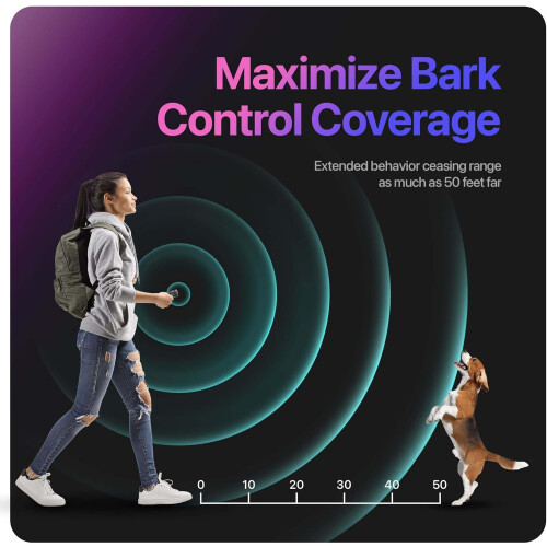 Sonic Bark Deterrent Device for Dogs, Adjustable Sensitivity, Safe for All Breeds 1