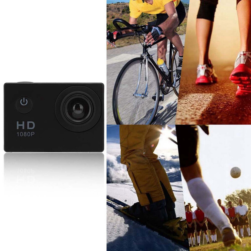 Outdoor 1080P Action Camera Water Resistant Camera With 140 Field Of View 4091338952839