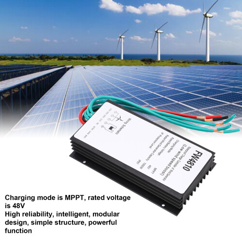 1000W 48V IP67 MPPT Wind Turbine Charge Controller Aluminum Shell 2