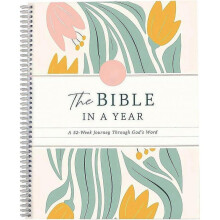 (2PCS) The Bible in A Year: A 52-Week Study Through Gods Word - Spiral Bible Study Guide 52-Week Women's Bible Study Plan