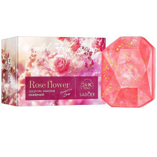(Rose) 100g Essential Oil Soap Bar, Handmade Scented Face Body Bath Cleansing Soap Bar, Women's Day Skin Care Products Gift for Women Girl