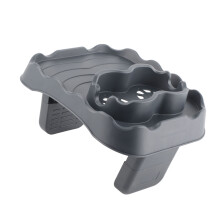 Adjustable Grey Hot Tub Tray with Anti-Slip TPU and Drain Holes for SPA