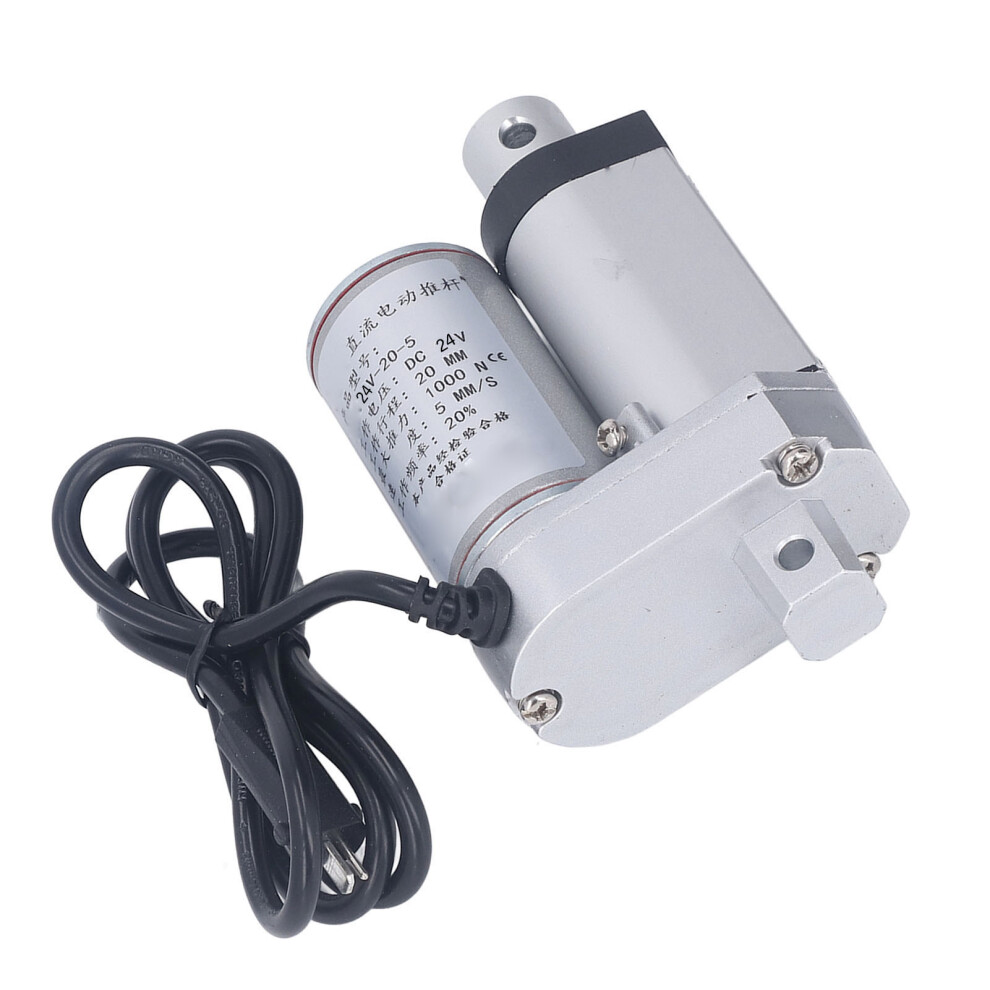24V Electric Linear Actuator 20Mm Stroke 1000N Thrust For Machines 3211338957486