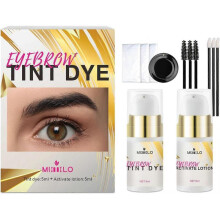 (Maroon) Eyebrow Tint Dye, Eyebrow Tint Kit, Eyebrow Dyes, Professional Eyebrow Colour for a Natural Look and a Long-Lasting Result