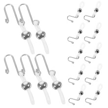 Pack of 15 Zip Accident Jeans Cut Trousers Metal Zip Protective Tent Material with Clip Hooks Replacement Pulls Tool