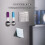 (2Pcs) Kitchen Conversion Chart, Magnetic Stainless Steel Refrigerator Magnet, Magnetic Kitchen Measurement Conversion Chart For Fluid Oz Ml 5