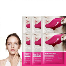 6Pcs Tight Lifting Double Chin Mask, Firming Double Chin Remover, V-Line Lifting Cloth Masks for Chin & Neck, Anti-Wrinkle & Moisturising, Face Mask f