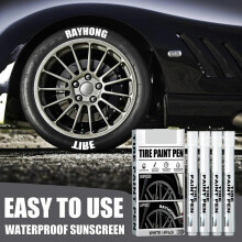 (5 Box - 20pcs) White tire Paint Marker for Car Tire Lettering, 4pcs Permanent Oil Based Paint Markers Waterproof White Paint Marker Pen for Graffiti