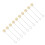 Durable 100Pcs Wool Daubers Set Ideal for Leather Dye Staining & DIY Projects 12