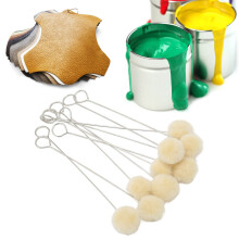 Durable 100Pcs Wool Daubers Set Ideal for Leather Dye Staining & DIY Projects