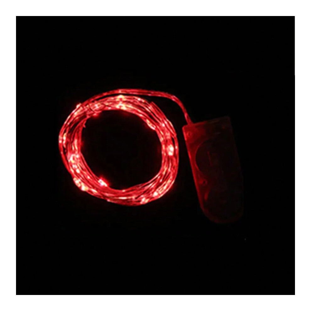 (Red, 2M-6 PCS) 6pcs 1M 2M LED Fairy Light  Copper Wire String Lights Outdoor Garland Wedding Light for Home Christmas Garden Holiday Decoration-image-OPC-PJHPBYZ-NEW