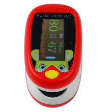 Fingertip Clip Oximeter 6 Modes USB Charging for Kids Red, 5x3x3cm