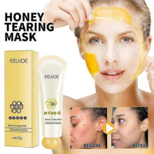 Honey Tearing Peel Mask Oil Control Blackhead Remover Facial Deep Cleansing Peel Mask 60g