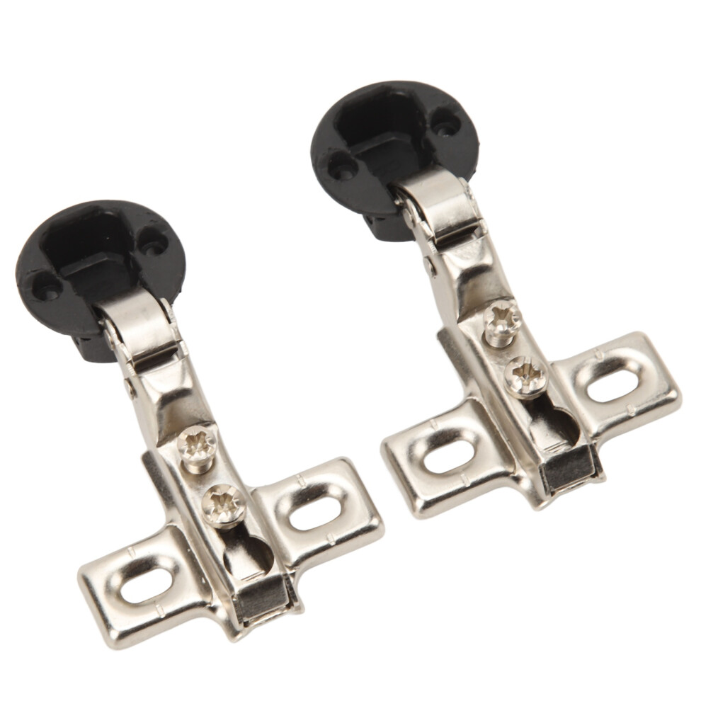2Pcs 26Mm Cold Rolled Steel Glass Hinges For Mini Cabinet Doors 8441338963810