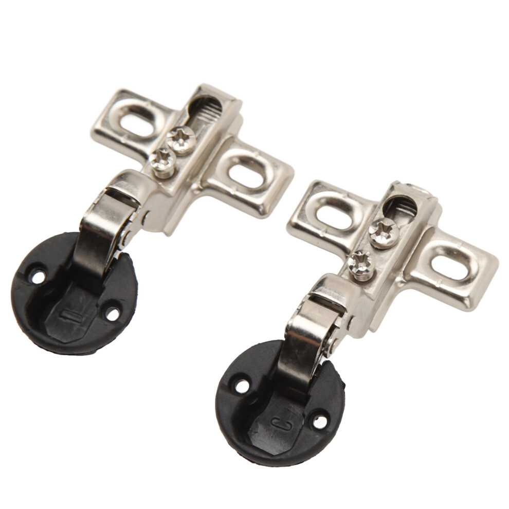 Easy Install 2Pcs 26Mm Cold Rolled Steel Hinges For Glass Cabinets 9431338963797