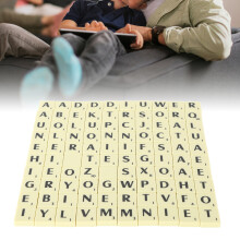 Buchstaben-Schachfiguren-Set 134,00 g 1,9 cm Polystyren