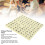 Buchstaben-Schachfiguren-Set 134,00 g 1,9 cm Polystyren 5