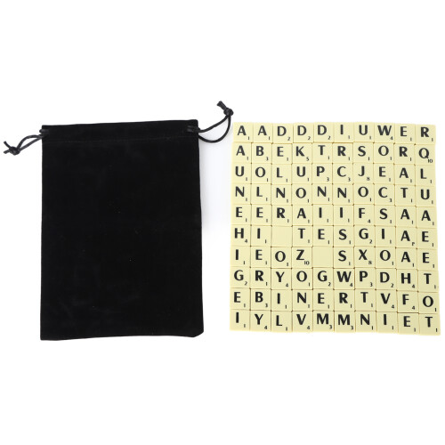 Buchstaben-Schachfiguren-Set 134,00 g 1,9 cm Polystyren 2