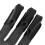 Protective Black Cowhide Archery Glove with Adjustable Strap 3 Finger 7