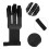 Protective Black Cowhide Archery Glove with Adjustable Strap 3 Finger 4