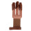 Durable Cowhide 3 Finger Archery Glove with Adjustable Strap Brown 3