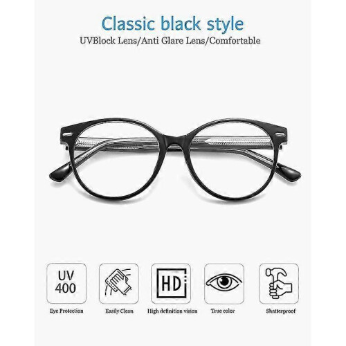 Lebanghui Blue Light Blocking Glasses,blue Light Filter Computer Glasses Women(black) 1