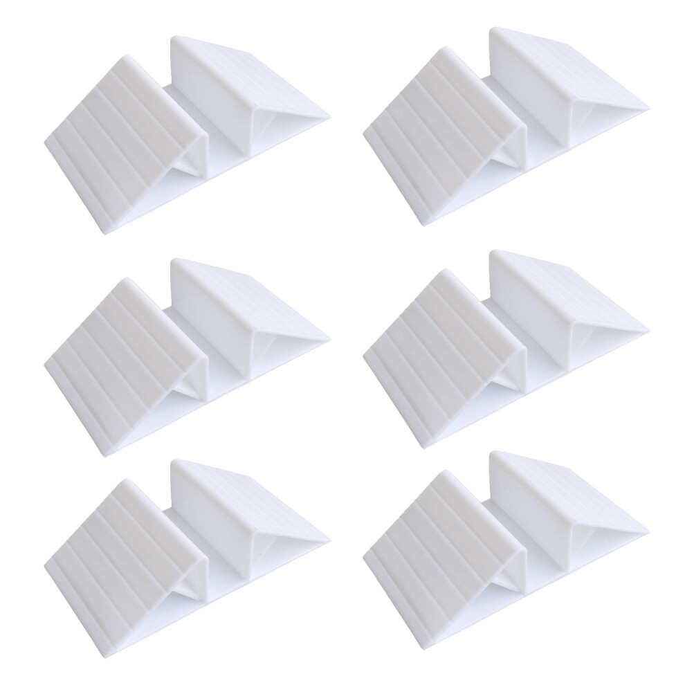 Triangular Foot Bracket 6-pk Reinforced 12X3X3CM Door Safety-image-OPC-PJHPF5D-NEW