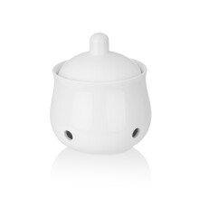Airtight Seal Garlic Keeper With Lid For Long-lasting Freshness White