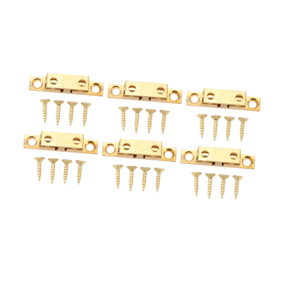 Brass Cabinet Door Catch 50Mm Ball Tension Latch With Gold Screws 8241338970159
