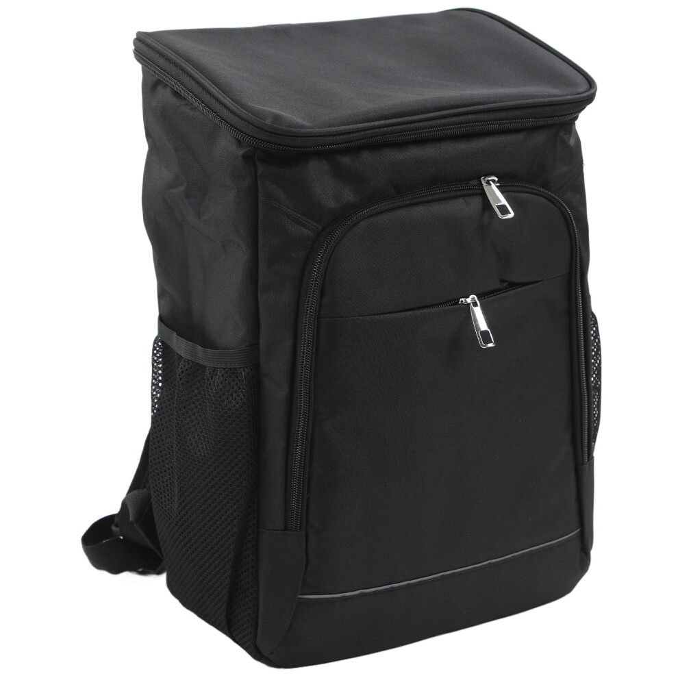 Thermal Insulation Backpack 20L Waterproof Oxford Fabric Black