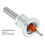 Silver 3.5 X 8mm Adjustable Depth Countersunk Bit for Wood Install 7