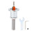 Silver 3.5 X 8mm Adjustable Depth Countersunk Bit for Wood Install 3