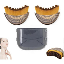(2PCS) Lymphatic Contour Face Brush, Dry Brushing Face Brush, Lymphatic Drainage Massager For Face, Chin & Jawline Sculpting, Ergonomically Designed