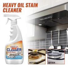(2pcs-200ml) Heavy Oil Stain Cleaner, Foaming Oil Cleaning Spray for Kitchen & Bathroom, Powerful Foam Cleaner For Oil Stain Removal, Kitchen helper