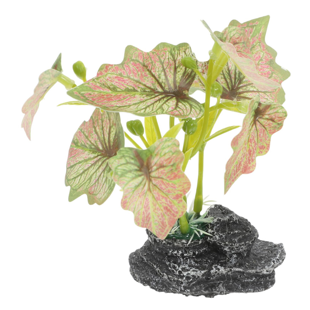 Simulation System for Reptile Pet Boxes Tall Aquarium Plants Climbing Vines Large Resin Decorations for Aquariums
